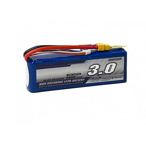 LiPo kerge aku 3000mAh 40C